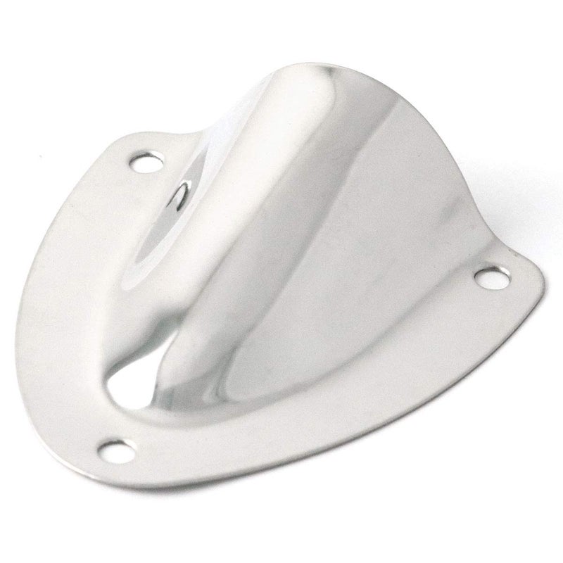 Lind Kitchen 2 Pcs 2.24x2.16x1.65inch Stainless Steel Large Size Marine Vent Cover, Air Outlet and Protective Cap, Wire Cover Clam Shell Vent for Boat Cable and Transducer Wiring - Image 2